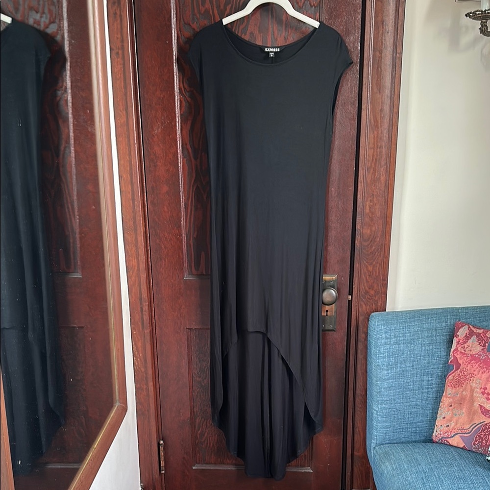 Express Black High Low Casual Dress